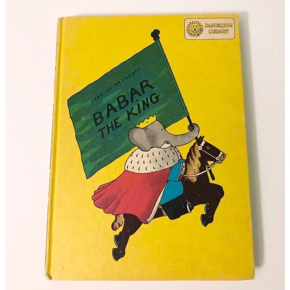 Vtg Double Book Babar The King and Grimms Fairy Tales Dandelion Library - Picture 2 of 16